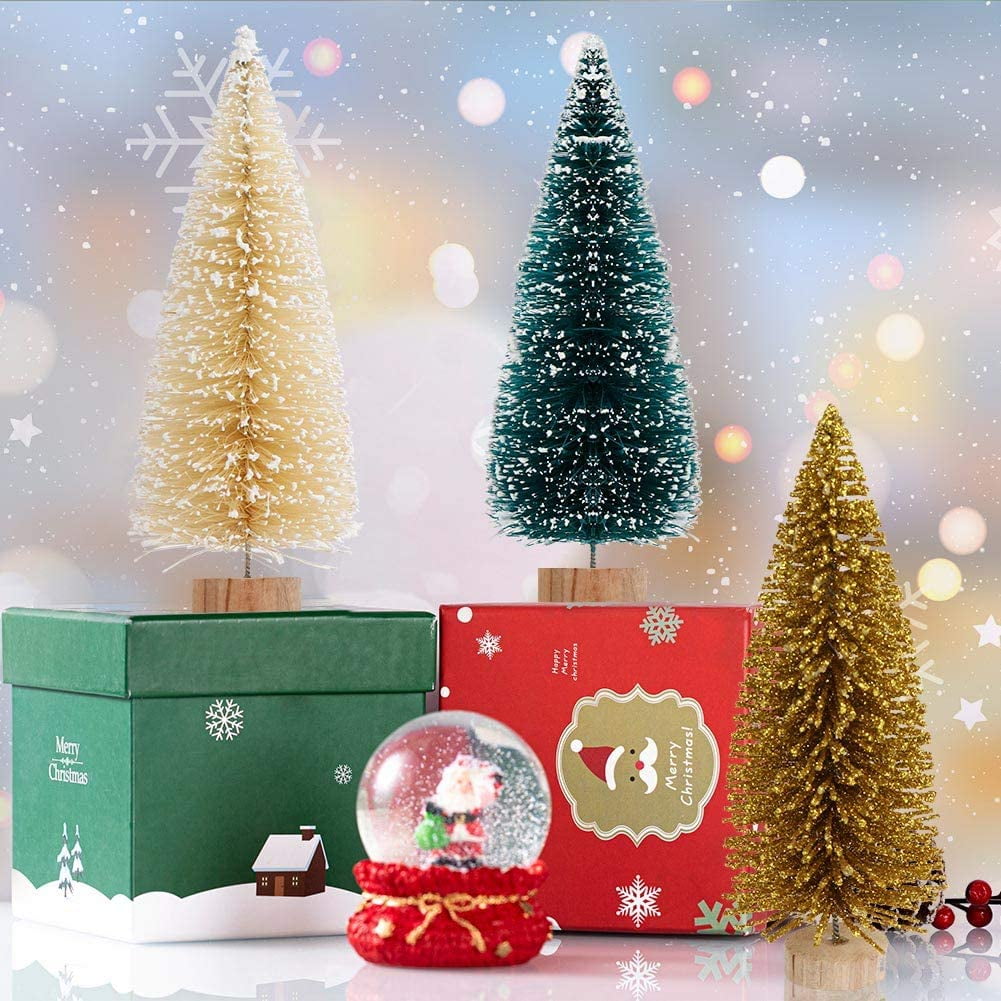 Ayieyill 30PCS Artificial Mini Christmas Trees
