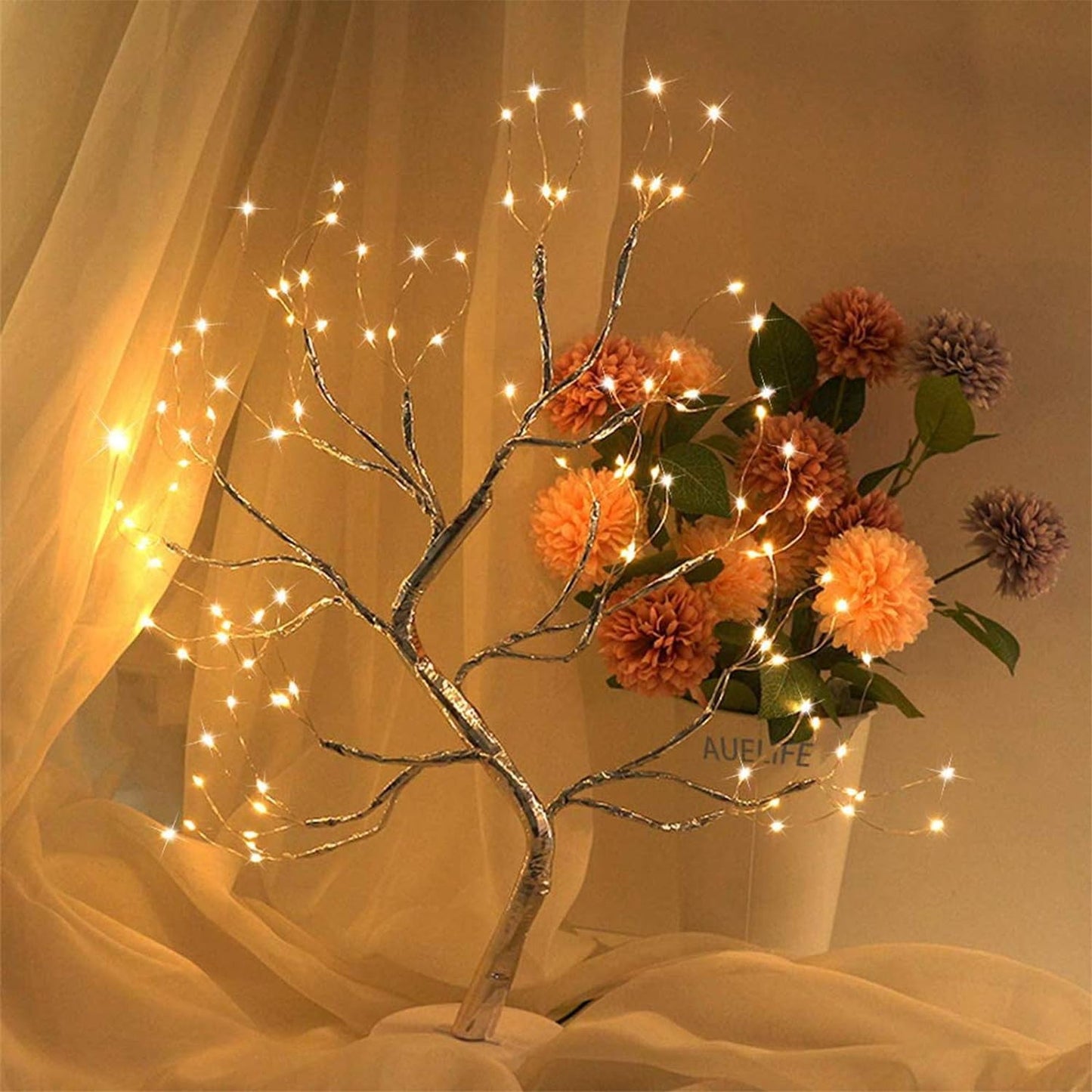 Ayieyill Lighted Birch Tree Lights, Led Branch Lights, Lighted Birch Trees Christmas Tabletop