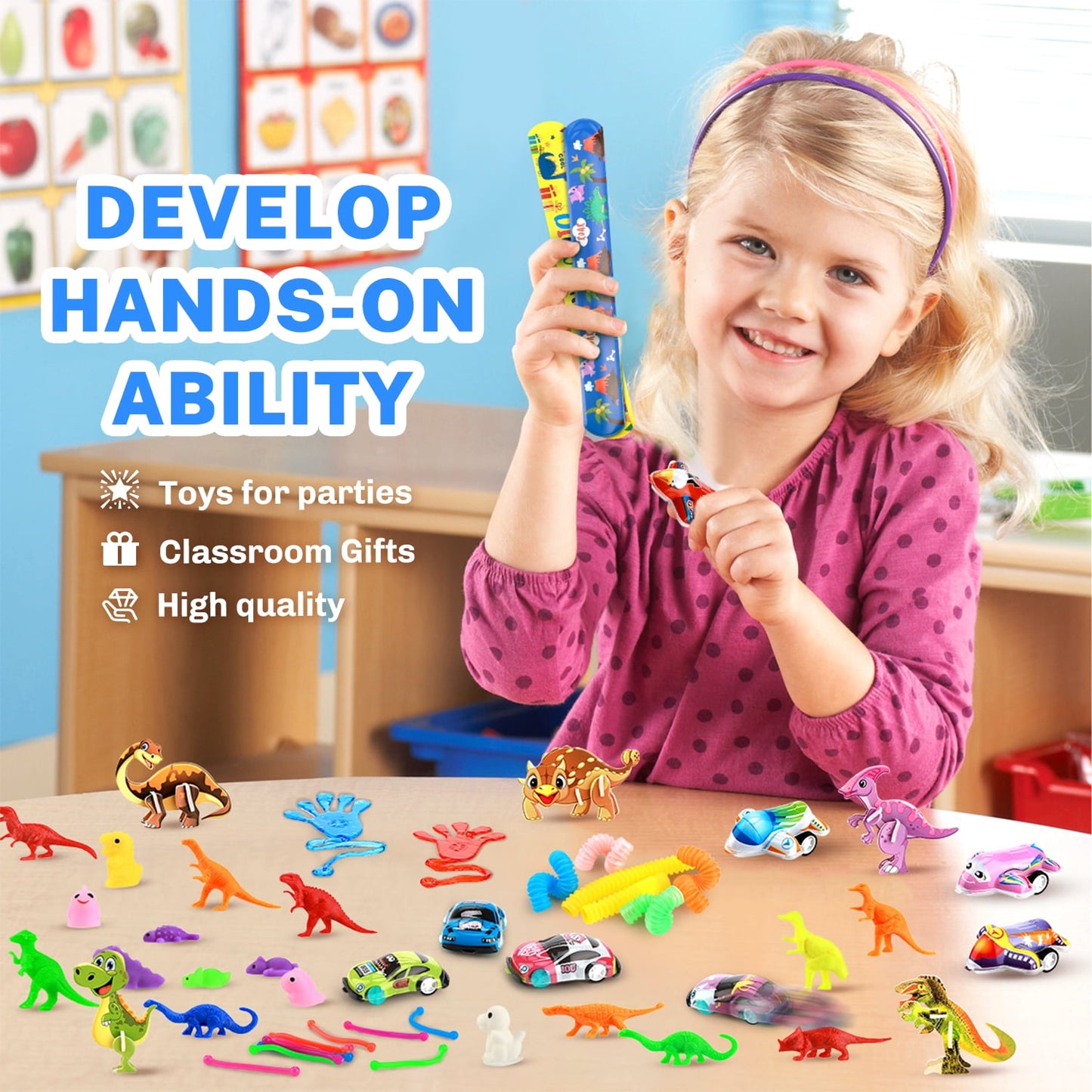 Ayieyill 350pcs Christmas Party Favors Bulk Toys for Kids Stocking Stuffers Goodie Bag Stuffers Pinata Stuffers Classroom Prizes