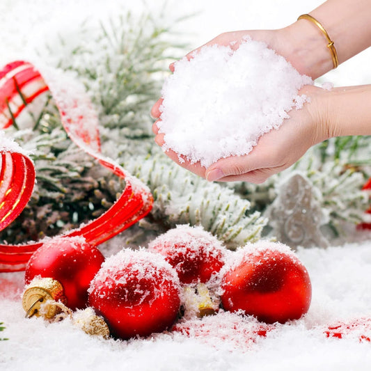 Ayieyill 23 Ounces Fake Snow Decoration - Artificial Snow for Christmas Decoration