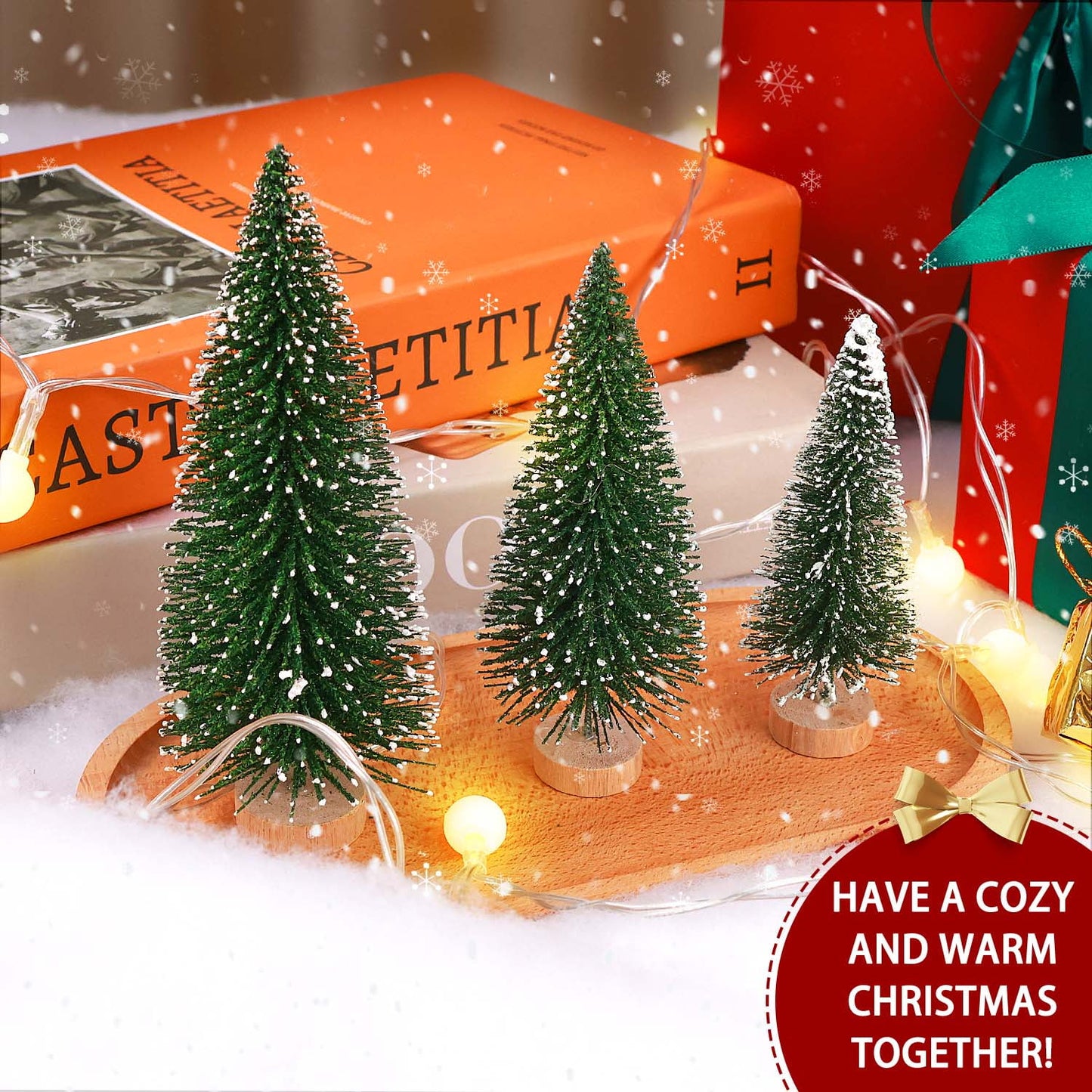 Ayieyill Christmas Snow Blanket Roll (2.6 x 7.8 Ft), Fake Snow Blanket Large Artificial Snow Roll for Christmas Decoration, Village Displays, Under the Christmas Tree