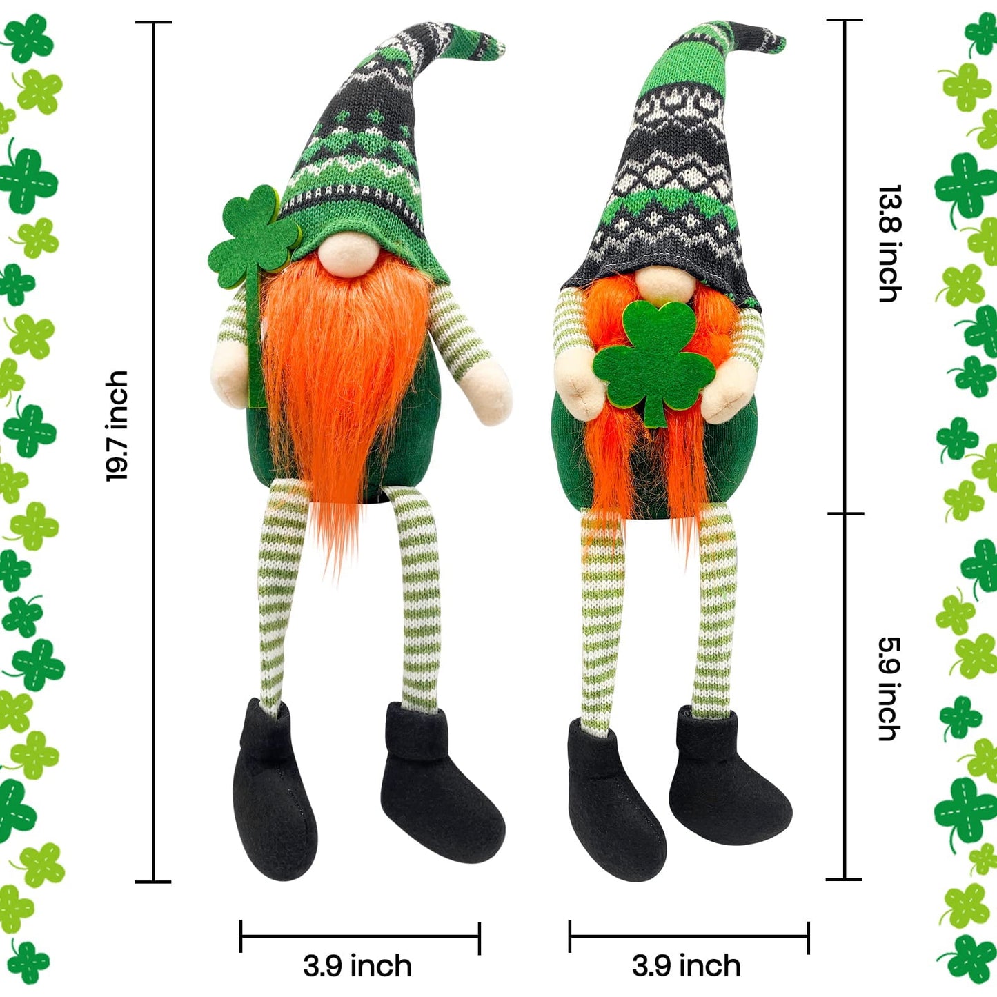 Ayi8eyill St Patricks Day Decorations St Patricks Day Gnomes for Home Table Ornament