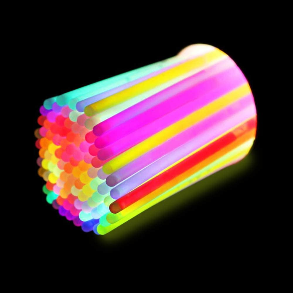 Ayieyill Glow Sticks Bulk Party Pack 8" Halloween Glow Sticks for Kids Glow in the Dark Party Supplies