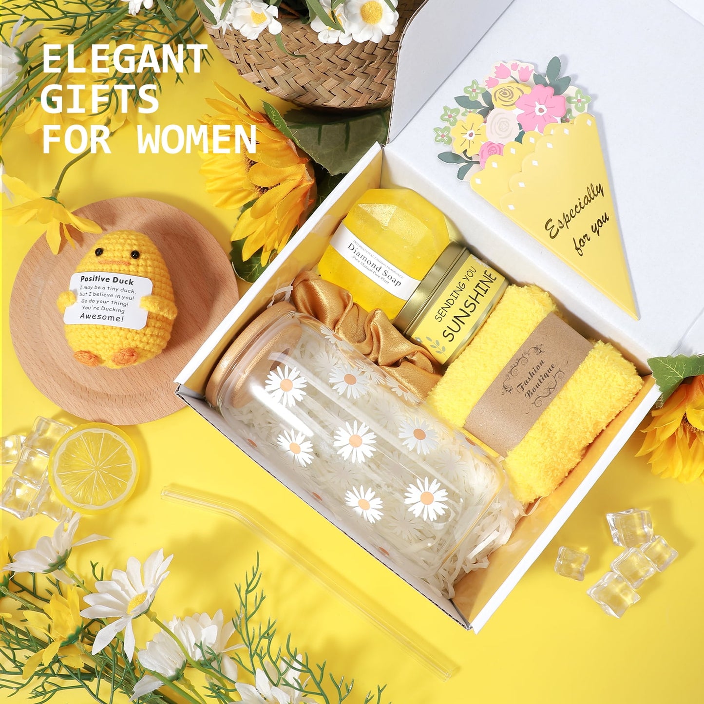 Ayieyill 10 Pack Christmas Birthday Gift Baskets Set, Holiday Gifts for Mom Grandma Wife Women