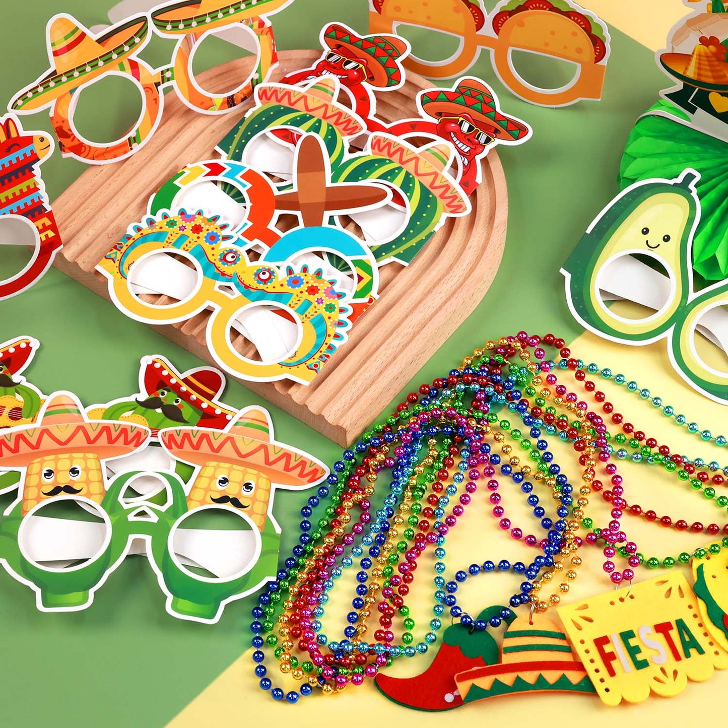 Ayieyill 24PCS Cinco de Mayo Fiesta Decorations- Mexican Decorations Mexican Themed Party Supplies