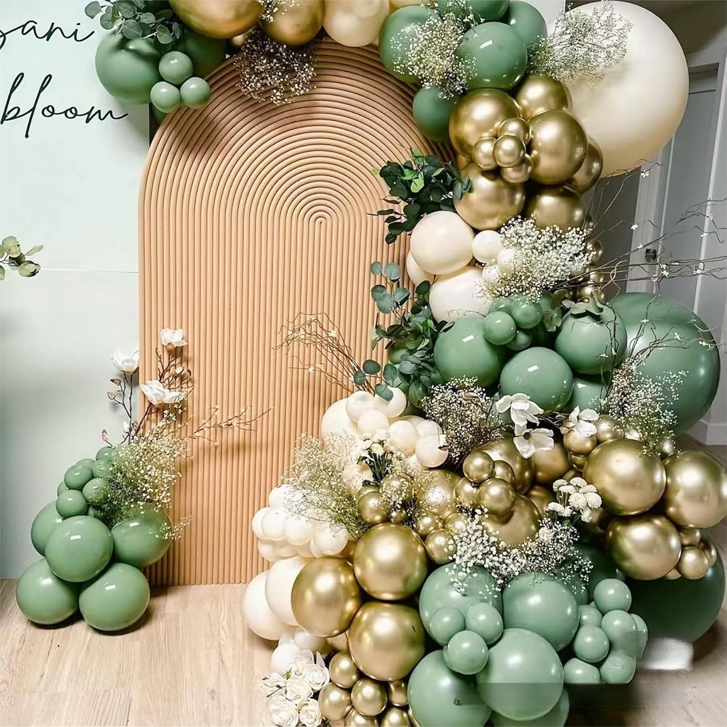 Ayieyill 156pcs Balloon Garland Arch Kit for Baby Shower, Wedding, Birthday, Party Decorations