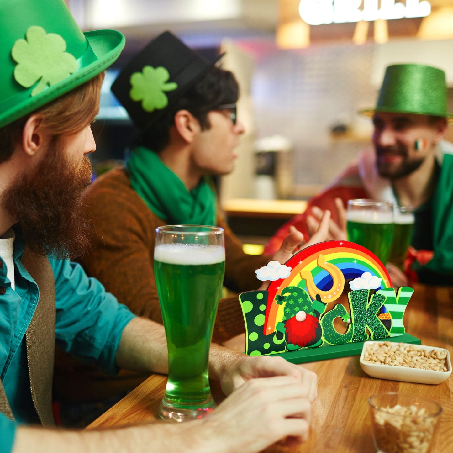 Ayieyill 3 Pcs St. Patrick's Day Decorations Cute Saint Patricks Day Decorations
