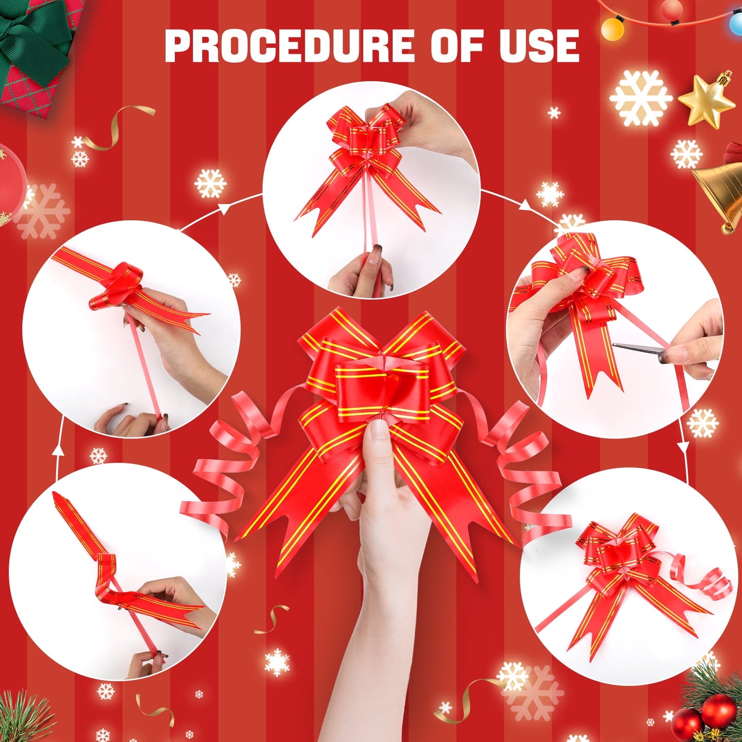 Ayieyill 12Pack Christmas Wrapping Paper Traditional Gift Wrap, Christmas Decoration