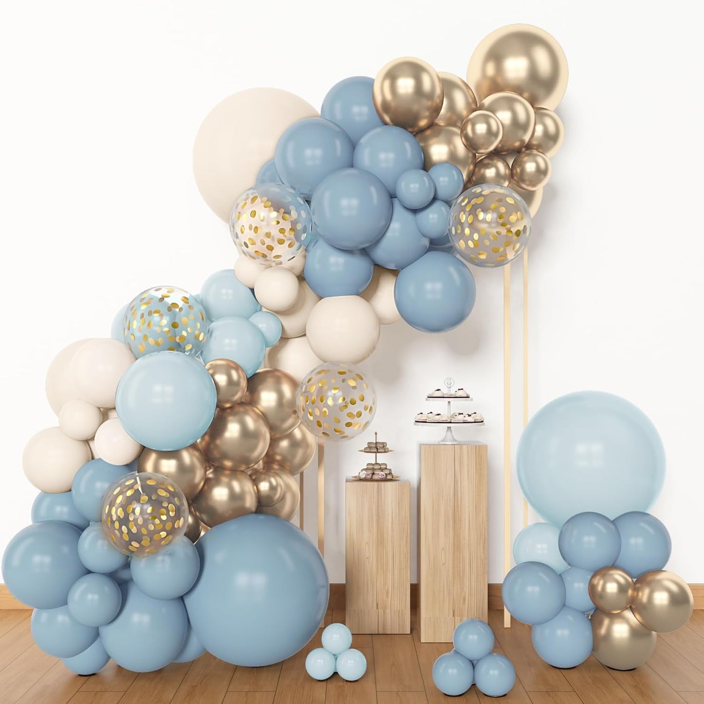 Ayieyill 156pcs Balloon Garland Arch Kit for Baby Shower, Wedding, Birthday, Party Decorations