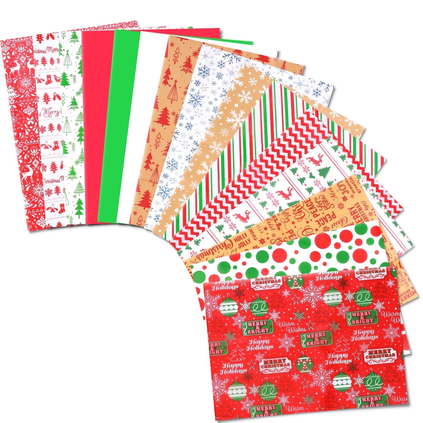 Ayieyill 70pcs Christmas Tissue Paper Sheets Christmas Wrapping Paper Xmas Tissue Paper for Gift Bags Gift Wrap