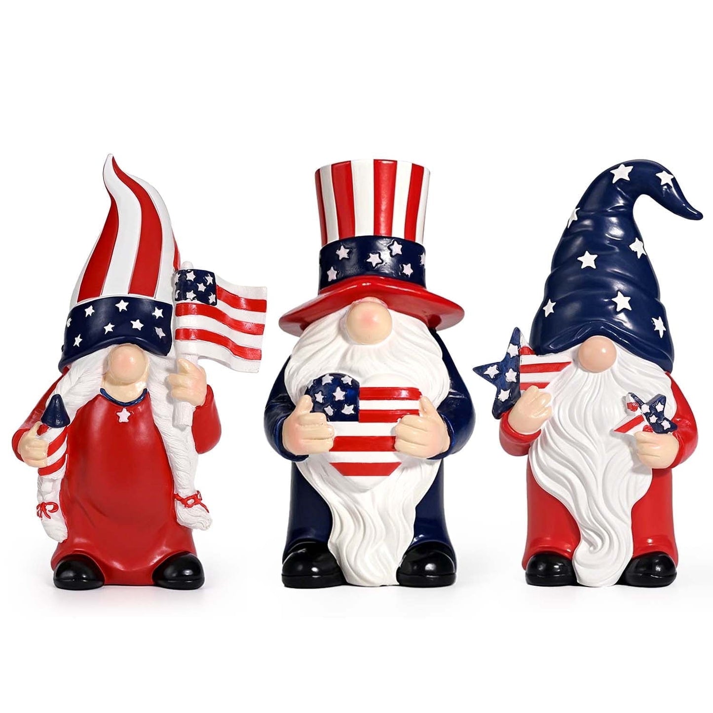 Ayieyill 3Pcs Patriotic Gnomes 4th of July Decorations Independence Day Decorations