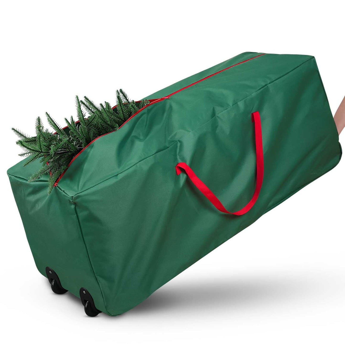 Ayieyill Christmas Tree Storage Bag, Moisture Christmas Tree Bag, Zippered Bag, Carry Handles and Wheels for Easy Transport