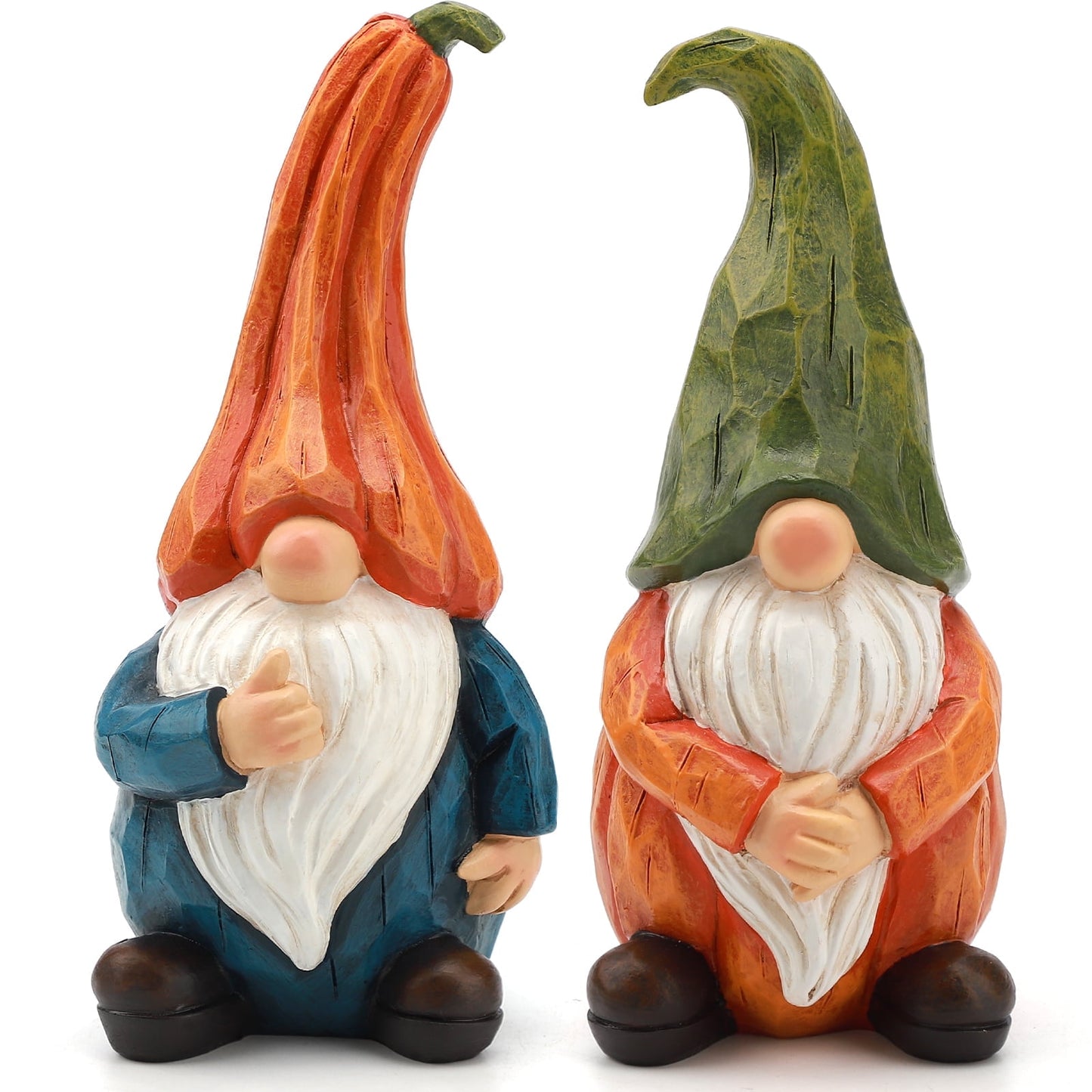 Ayieyill Fall Gnomes Set of 2, Thanksgiving Gnomes Figurines Thanksgiving Decorations for Table Autumn Decor
