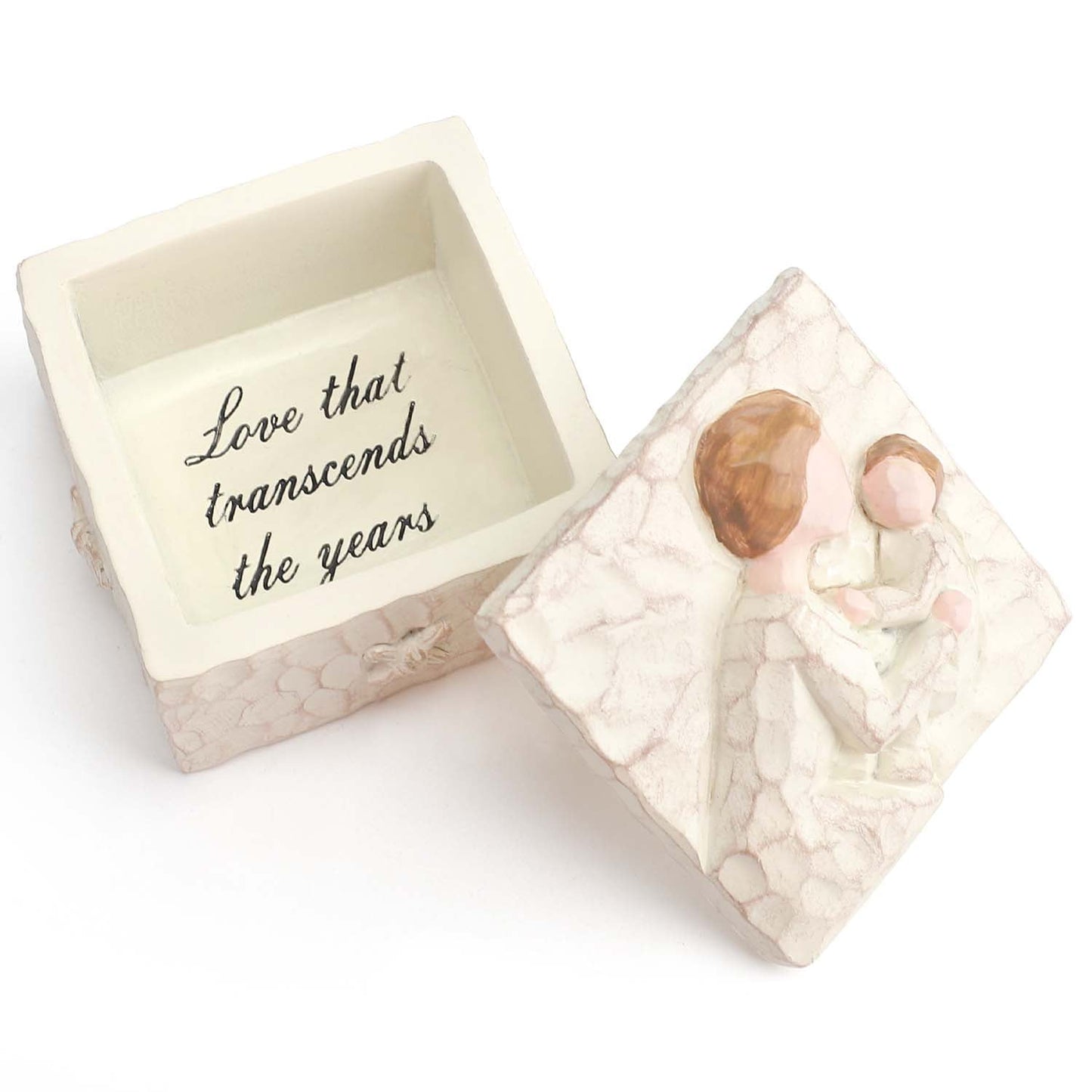 Ayieyill Friendship Keepsake Box for Women, Best Friend Gifts, Christmas Sister Gift, Hand-Painted Jewelry Box for Christian Gifts