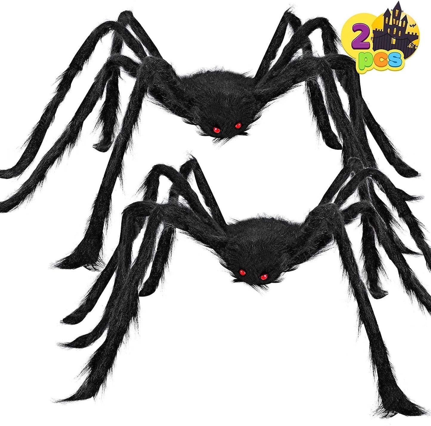 Ayieyill Halloween Spider Decorations 5 ft Giant Spider Halloween Outdoor Decorations