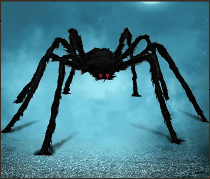 Ayieyill Halloween Spider Decorations 5 ft Giant Spider Halloween Outdoor Decorations