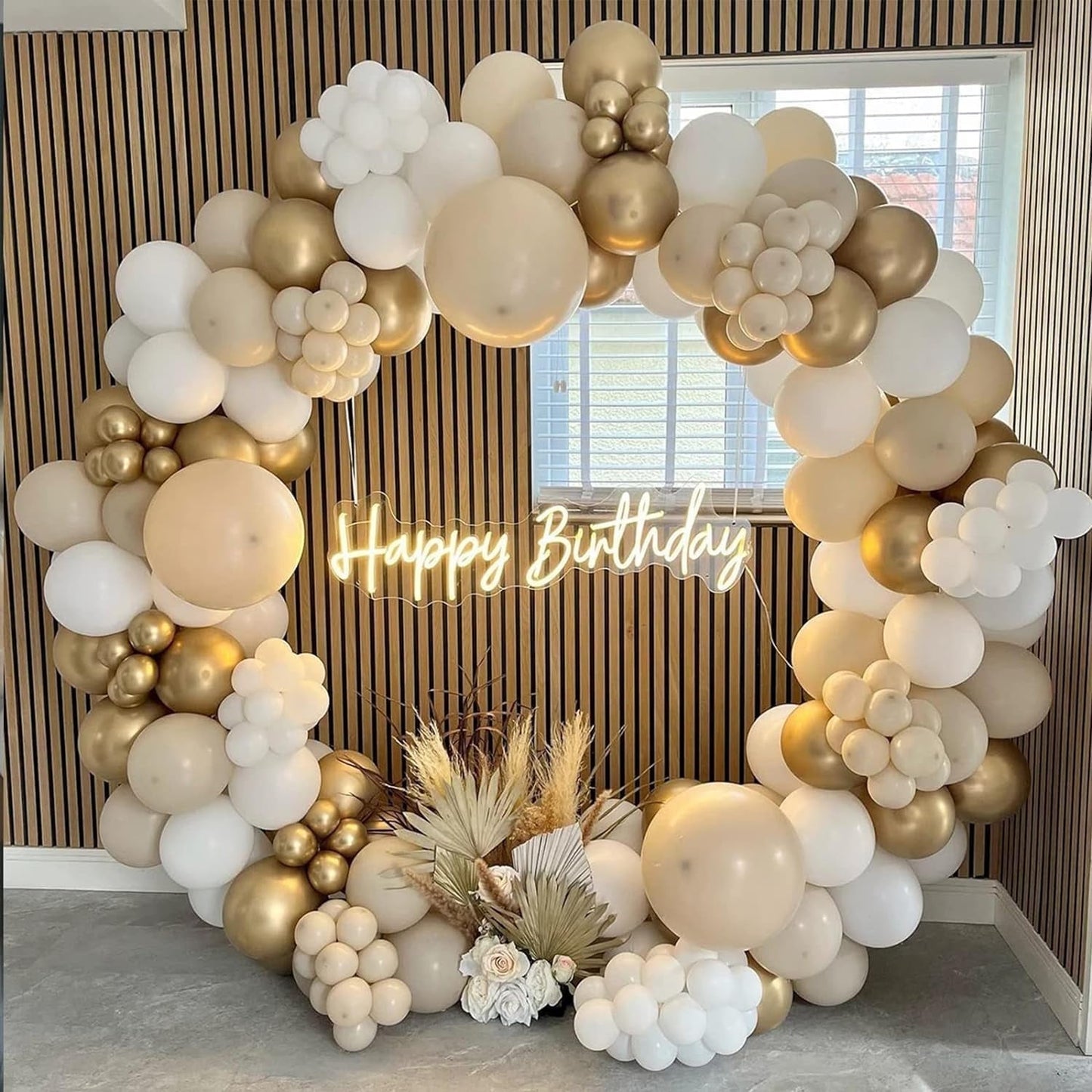 Ayieyill 156pcs Balloon Garland Arch Kit for Baby Shower, Wedding, Birthday, Party Decorations