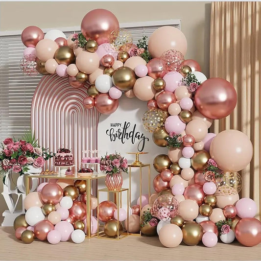Ayieyill 156pcs Balloon Garland Arch Kit for Baby Shower, Wedding, Birthday, Party Decorations