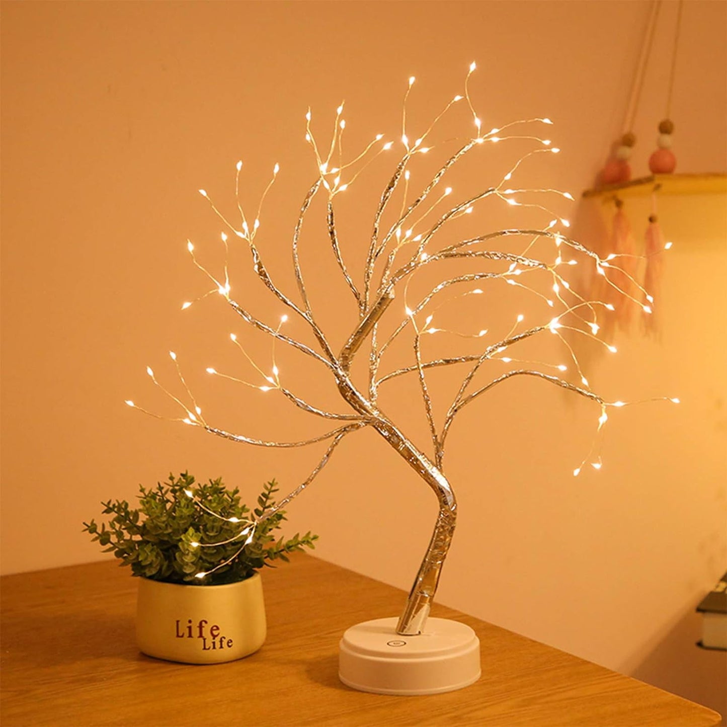 Ayieyill Lighted Birch Tree Lights, Led Branch Lights, Lighted Birch Trees Christmas Tabletop