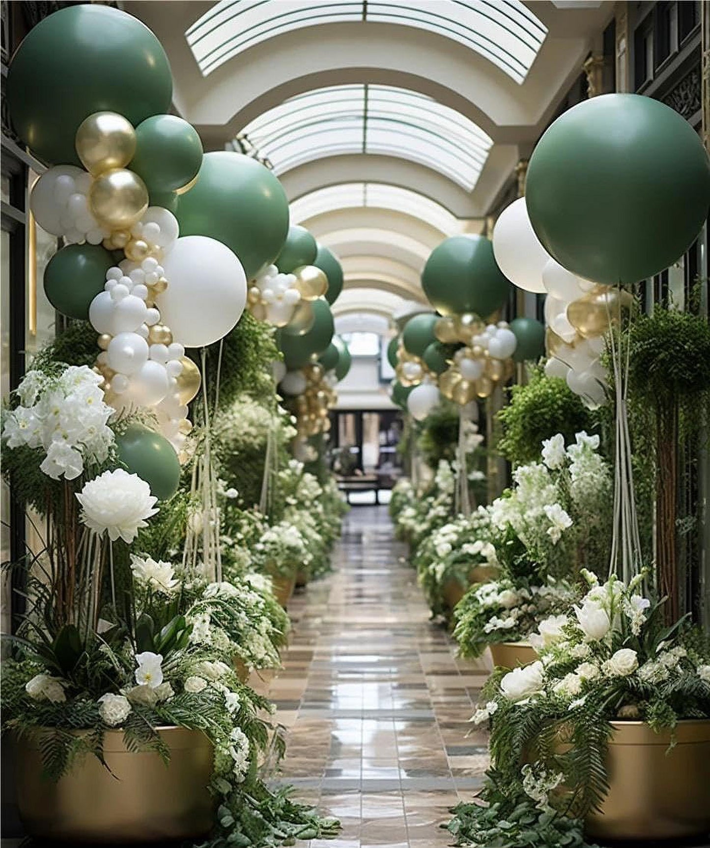 Ayieyill 156pcs Balloon Garland Arch Kit for Baby Shower, Wedding, Birthday, Party Decorations