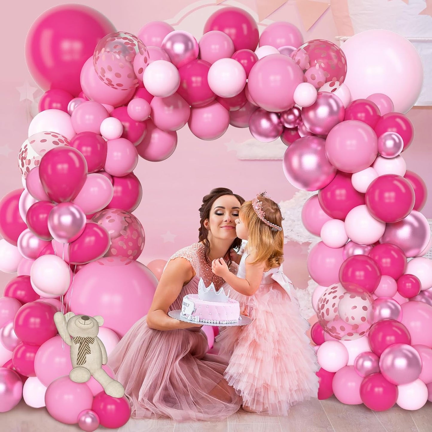 Ayieyill 156pcs Balloon Garland Arch Kit for Baby Shower, Wedding, Birthday, Party Decorations