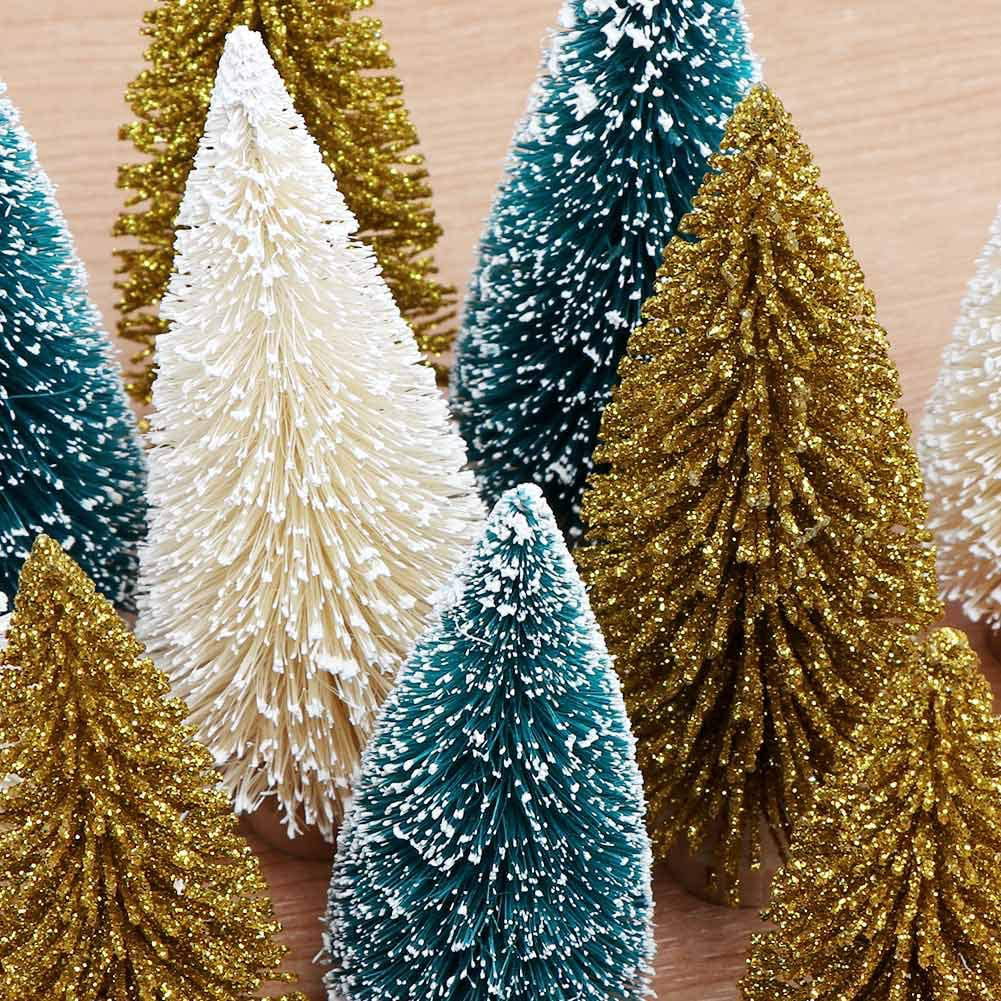 Ayieyill 30PCS Artificial Mini Christmas Trees