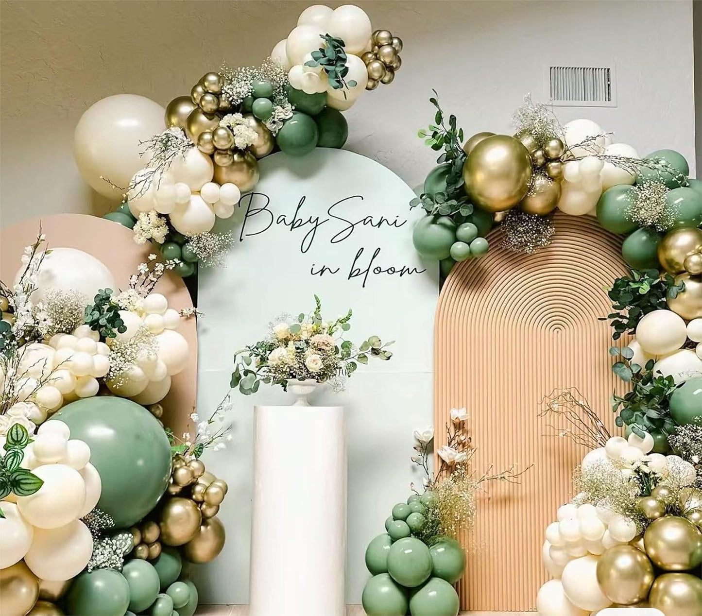 Ayieyill 156pcs Balloon Garland Arch Kit for Baby Shower, Wedding, Birthday, Party Decorations