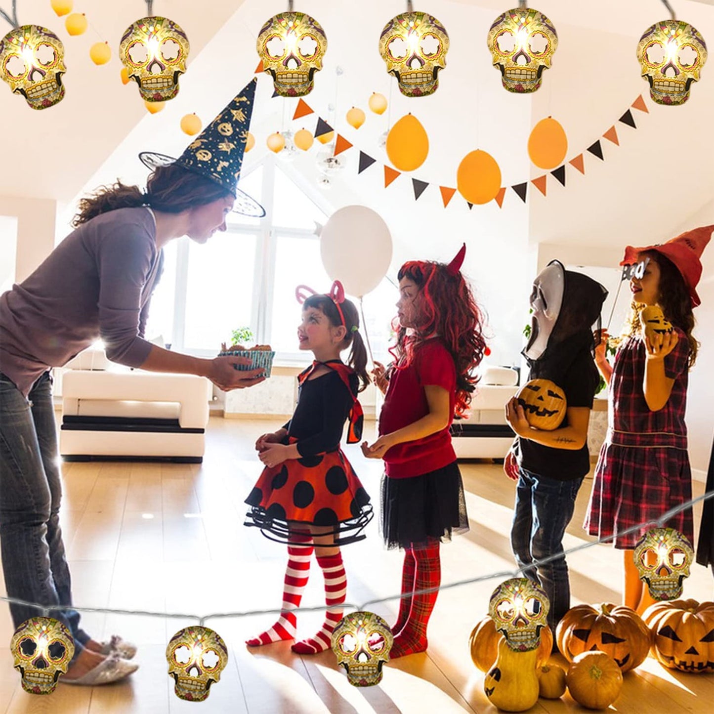 Ayieyill Halloween Bat String Lights Halloween Lights Halloween Decorations Indoor Outdoor