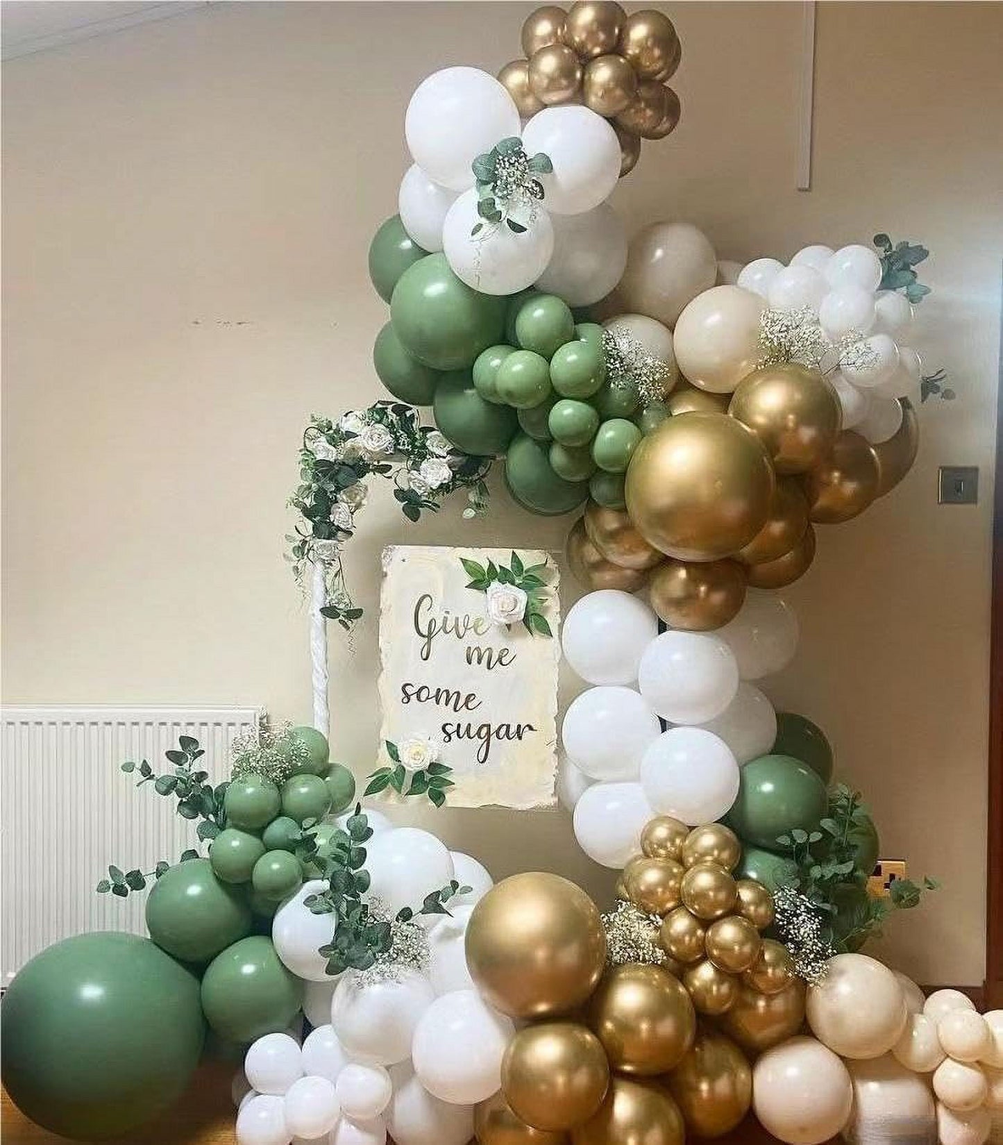 Ayieyill 156pcs Balloon Garland Arch Kit for Baby Shower, Wedding, Birthday, Party Decorations