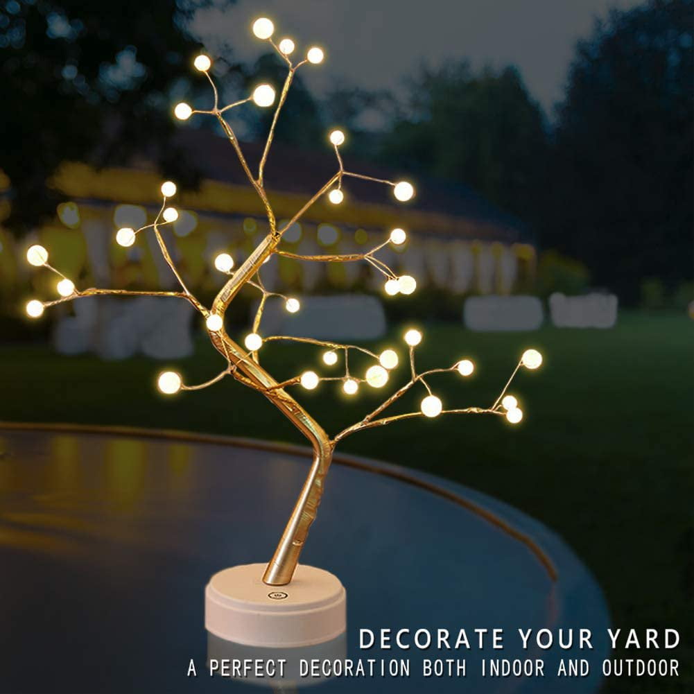 Ayieyill Lighted Birch Tree Lights, Led Branch Lights, Lighted Birch Trees Christmas Tabletop