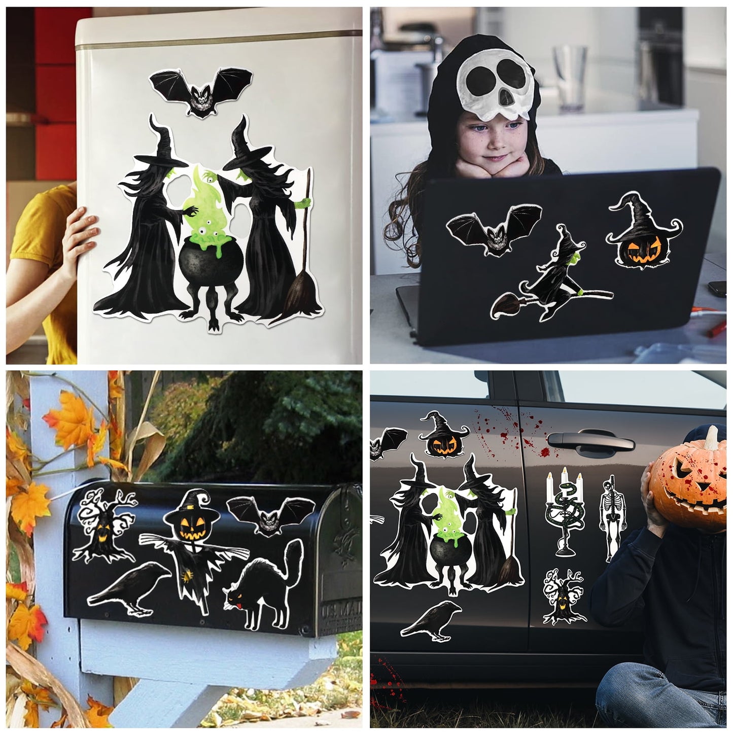 Ayieyill Halloween Tombstone Trunk or Treat Archway Garage Decoration with Gargoyles, Arch Monument, Spider Web and Non-Woven Fabric for Car Garage Door Entryway Archway and Halloween Decor Outdoor