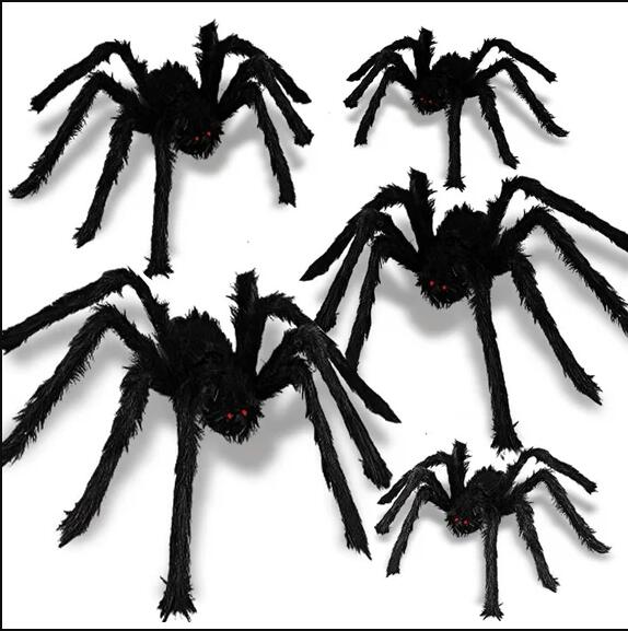Ayieyill Halloween Spider Decorations 5 ft Giant Spider Halloween Outdoor Decorations