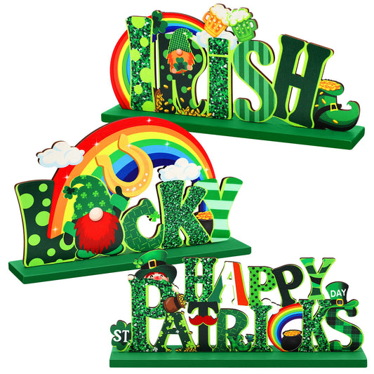 Ayieyill 3 Pcs St. Patrick's Day Decorations Cute Saint Patricks Day Decorations